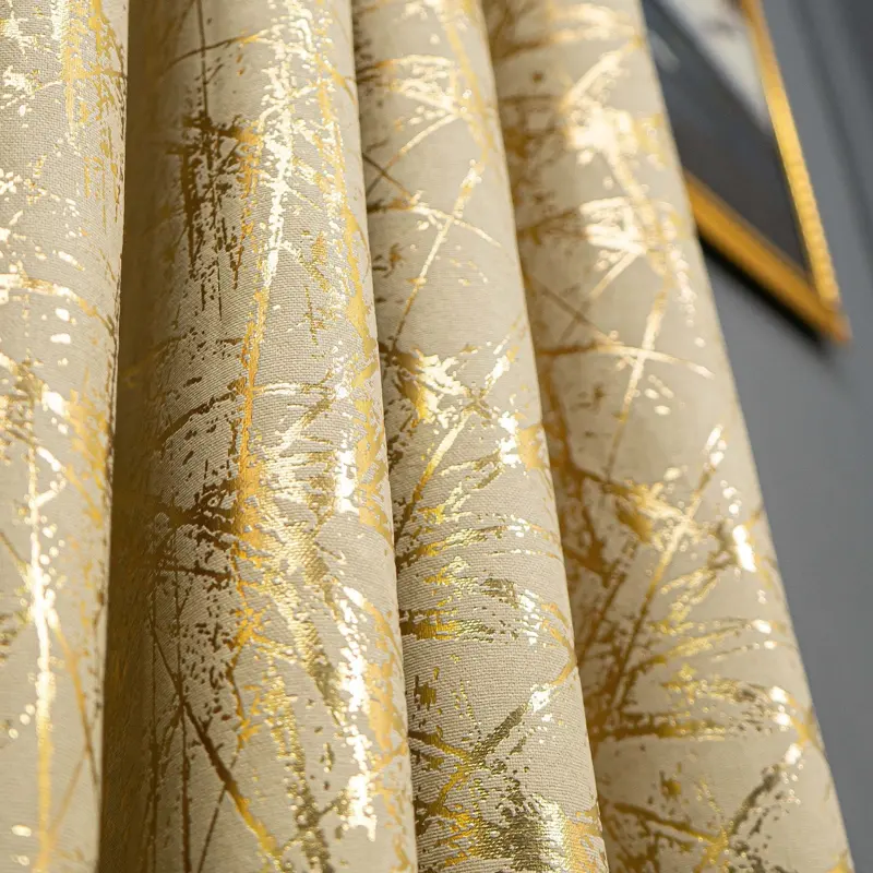Best Golden Accent Curtains in Dubai