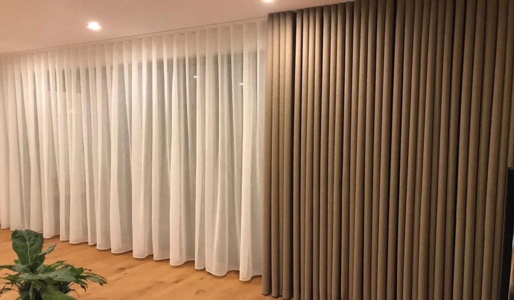 Commercial property living area curtains services in All over UAE