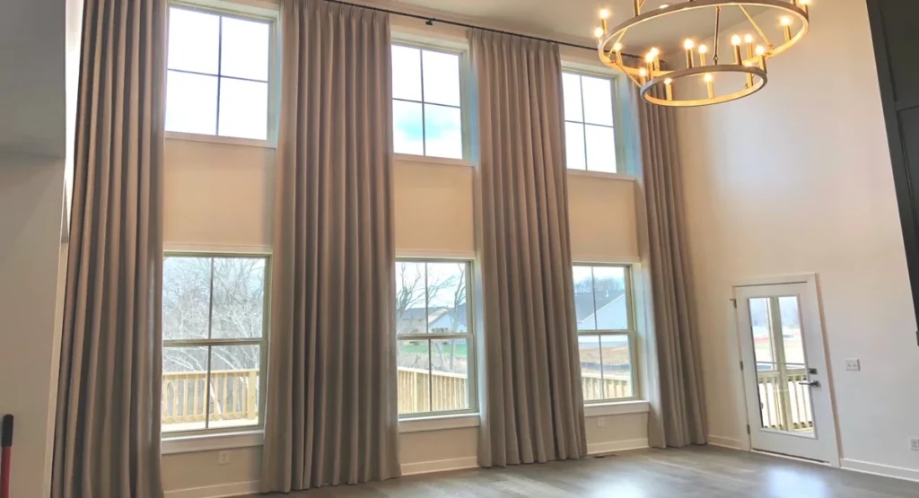 Custom made modern curtains for luxury interiors for Jumeirah