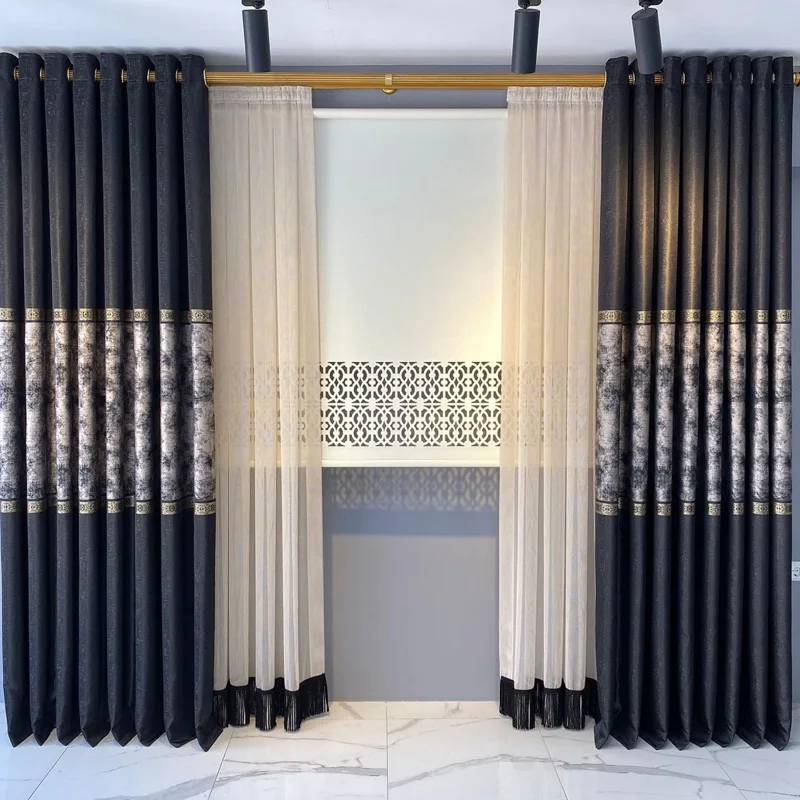 Designer Printed Living room Curtains in Dubai