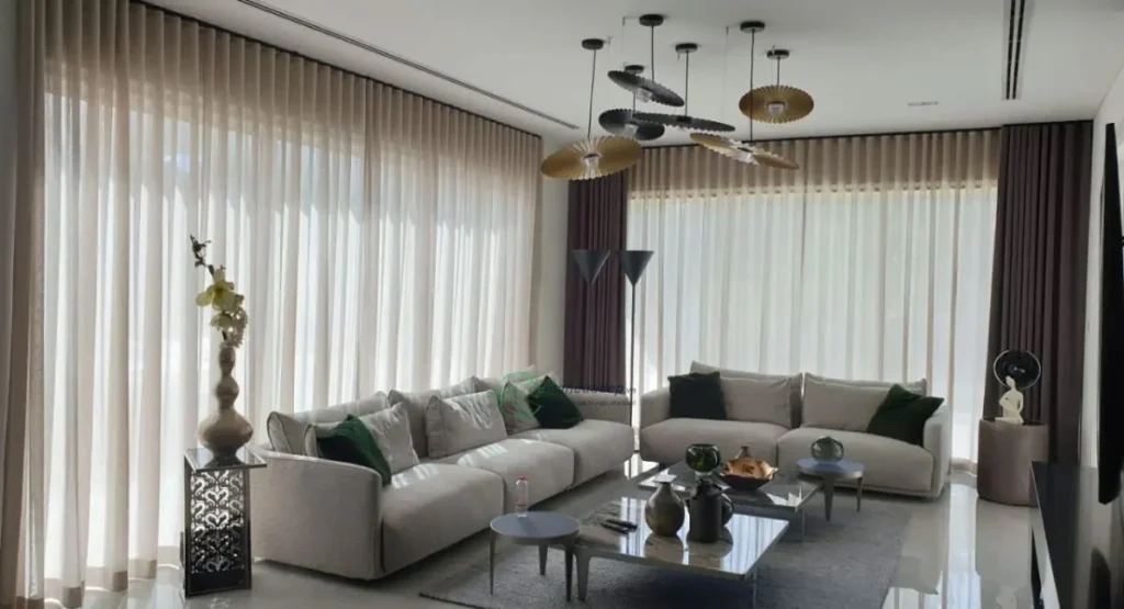Floor-to-Ceiling Curtains finishing in dubai