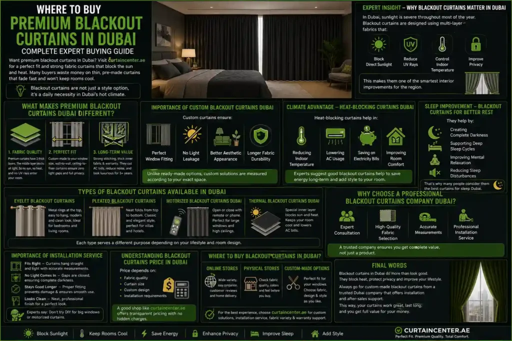 Where to Buy Premium Blackout Curtains in Dubai – Buying Guide